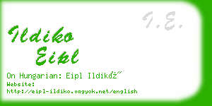 ildiko eipl business card